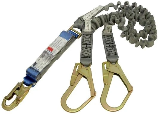 3M DBI-SALA EZ-Stop Lanyard – Robuste Elastik-Seilarmband, Grau, Top Qualität!
